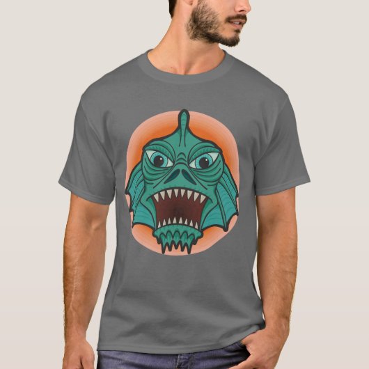 泥地モンスター Tシャツ (正面)