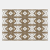 泥地模様 ラッピングペーパーシート (正面)