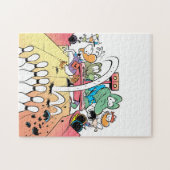 泥地10 Pinのボーリング ジグソーパズル (横)