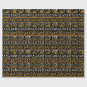 泥布プリント包み紙 ラッピングペーパー (フラット)