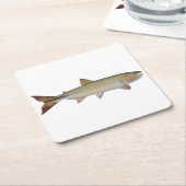 泥戸 スクエアペーパーコースター (アングル)