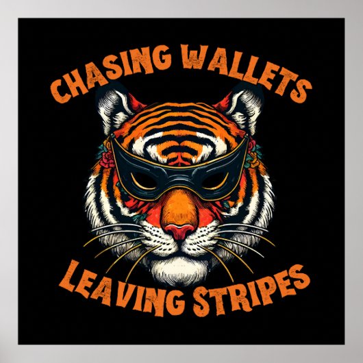 泥棒の虎 ポスター (正面)