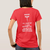 泥棒ポケットマーチファン Tシャツ (裏面)
