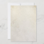 泥棒警官の誕生日のパーティの招待状 招待状 (裏面)