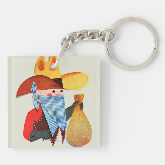 泥棒警官 キーホルダー (裏面)