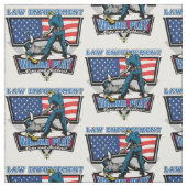 泥棒警官 ファブリック (見本)