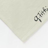 泥棒警官 フリースブランケット (角)