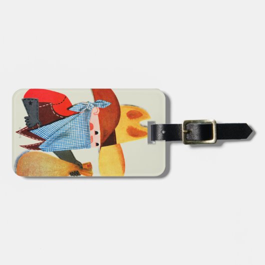 泥棒警官 ラゲッジタグ (正面横)