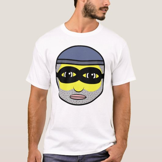 泥棒顔 Tシャツ (正面)