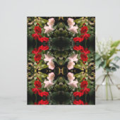 泥水赤と白バラスクラップブック紙 (スタンド正面)