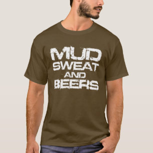 泥汗およびビール Tシャツ