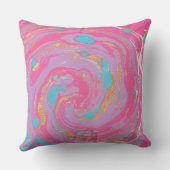 泥流の渦 クッション (裏面)