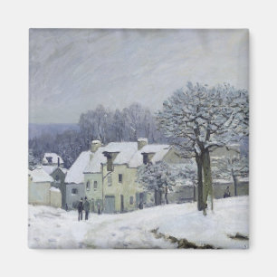 泥灰質le Roiの場所du Chenil、雪1876年 マグネット