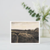 泥炭湿原、フィンセント・ファン・ゴッホの美術 ポストカード (スタンド正面)