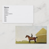 泥炭、c.1765 (キャンバスの油) (152743を見て下さい) 名刺 (正面/裏面)