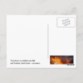 泥状の道路はがき ポストカード (裏面)