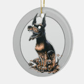 泥状ブバディセラミックオーナメント セラミックオーナメント (左)