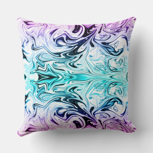 泥色数々のの クッション (裏面)