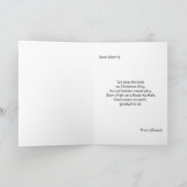 泥褐色の犬のクリおもしろいスマス カード (内部)