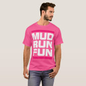 泥走おもしろいマダー走トレイル Tシャツ (正面フル)