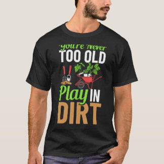 泥遊びはお年寄りになっても Irr Tシャツ