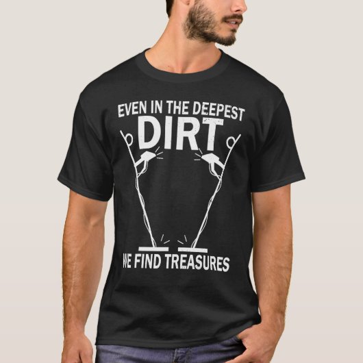 泥遊びトレジャー探知金属探知機_2 Tシャツ (正面)