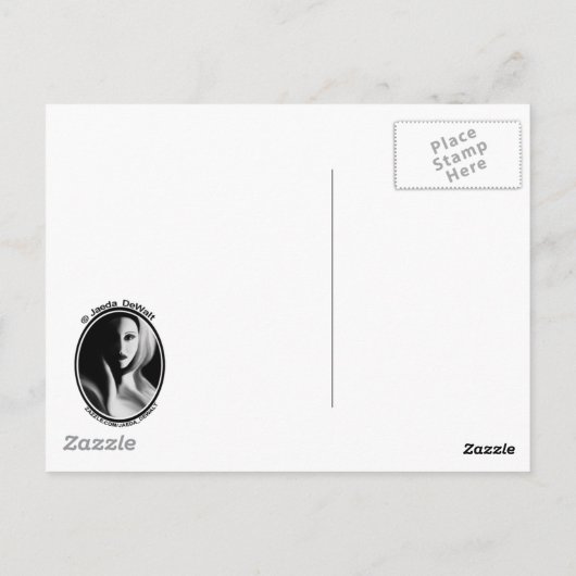 泥酔した ポストカード (裏面)