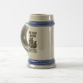 泥酔アライグマ  ビールジョッキ (正面左)