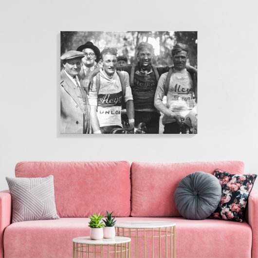 泥顔ツアードフランス1928後ステージ10 キャンバスプリント (インサイチュ (リビング))