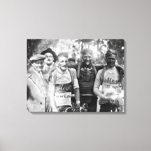 泥顔ツアードフランス1928後ステージ10 キャンバスプリント (正面)