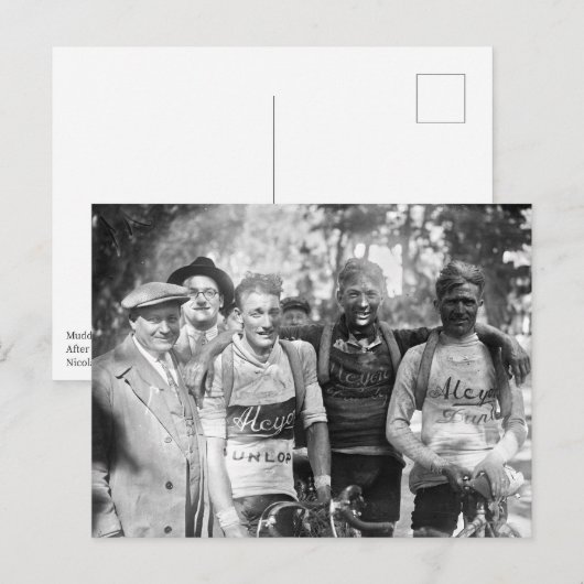 泥顔ツアードフランス1928後ステージ10 ポストカード (正面/裏面)