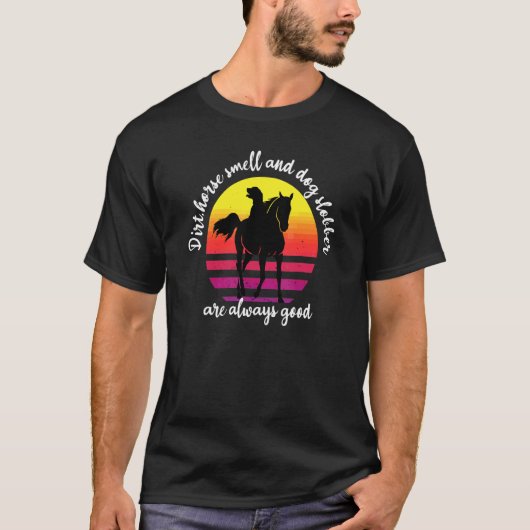 泥馬犬納屋農場オーナー動物 Tシャツ (正面)