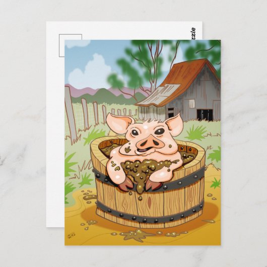 泥 ポストカード (正面/裏面)