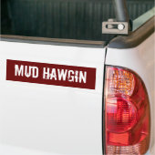 泥Hawgin バンパーステッカー (トラック上)