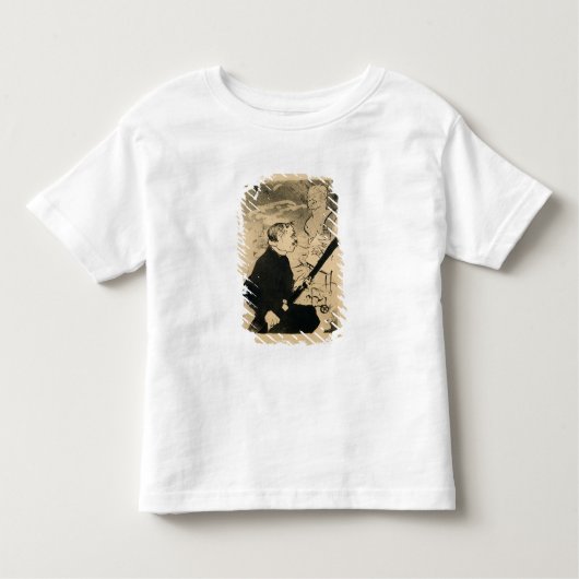 「注いで下さいToiを!」 古い物語から、社会Repert トドラーTシャツ (正面)