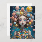 注お洒落票 ノートカード (正面/裏面)