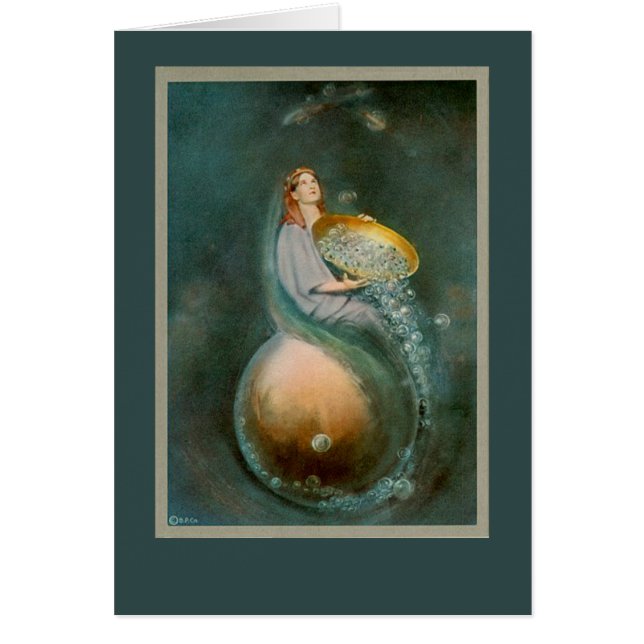 注がれた何百万の泡Rubaiyatカード (正面)