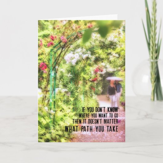 注ぎ花びらグリーティングカード サンキューカード (正面)