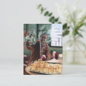 注ぎ込み済み – はがき (スタンド正面)