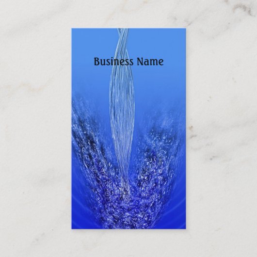 注ぐ水 名刺 (正面)