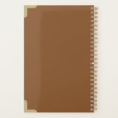 注エレガント記及び計画の日別オーガナイザ プランナー手帳 (裏面)