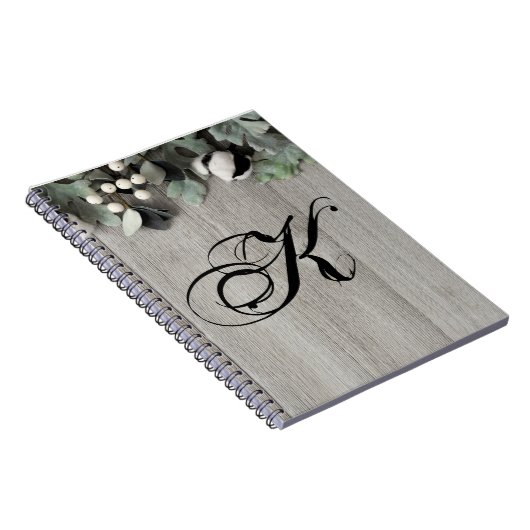 注パーソナライズされた本綿花の果実の納屋w ノートブック (右側)