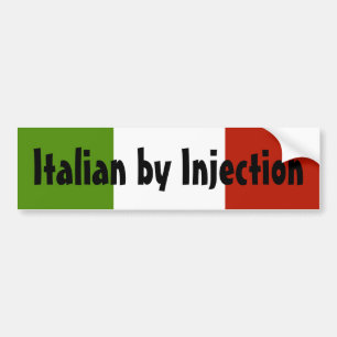 注入のバンパーステッカーによるイタリア語 バンパーステッカー