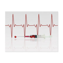 注入(赤いハート)