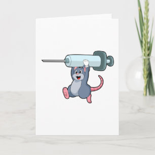 注射器を持つ看護師のマウス.PNG カード