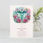 注射器カラフルによる脳瘤ナースの卒業 招待状 (スタンド正面)