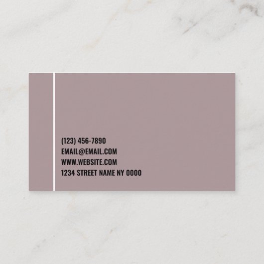 注射器美ナース整形 名刺 (裏面)