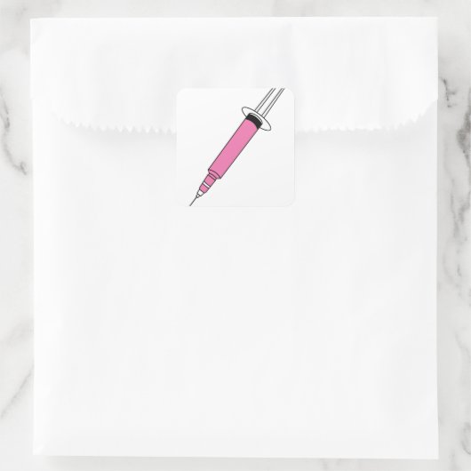 注射器 スクエアシール (バッグ)