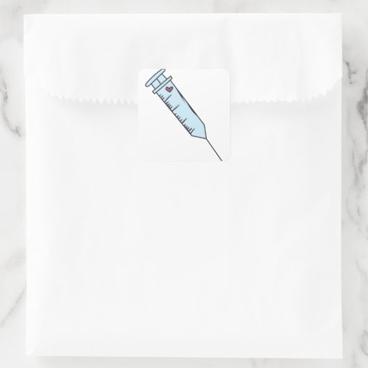 注射器 スクエアシール (バッグ)