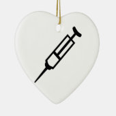 注射器 セラミックオーナメント (右)